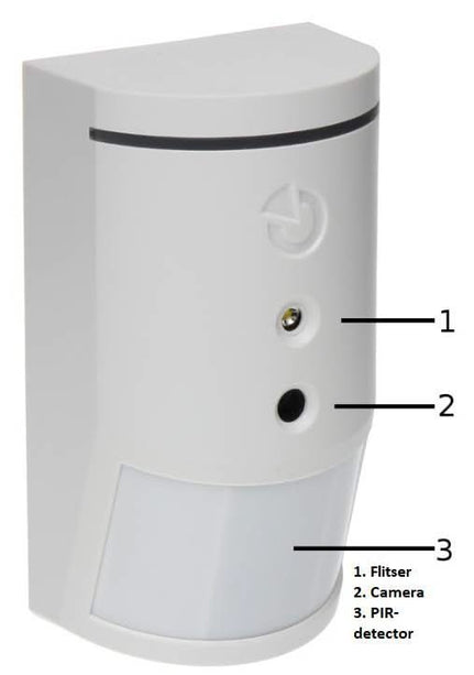 Jablotron JA-160PC Funk-PIR-Bewegungsmelder mit eingebauter Fotokamera