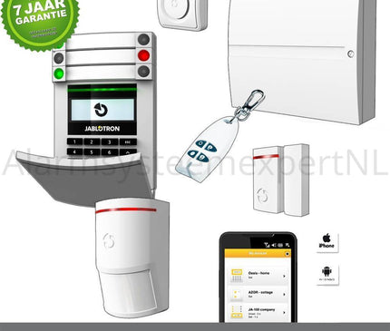 Jablotron Jablotron JA103KR ohne GSM-Modul + LAN Funkalarmanlage KIT (A)
