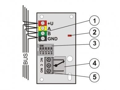Jablotron Jablotron JB-111N BUS signaal uitgang module PG