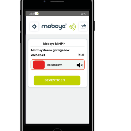 Mobeye ICM41IP, MiniPir intrusion system stand-alone