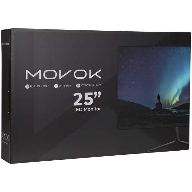 Movok Full HD LED monitor 25 inch met 2 speakers
