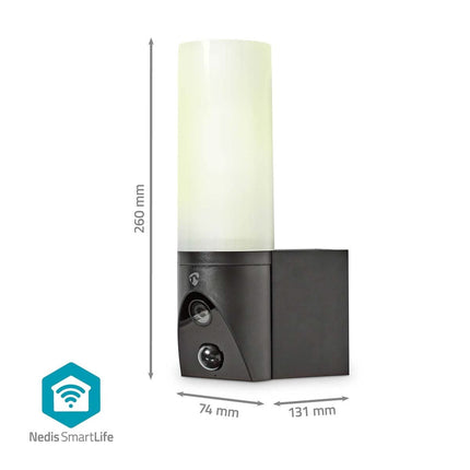 Nedis Nedis 2Mp SmartLife WiFi Camera (rotatable) for outdoor with integrated Led Lamp