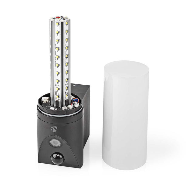Nedis 2Mp SmartLife WiFi Kamera (drehbar) für den Außenbereich mit integrierter Led Lampe