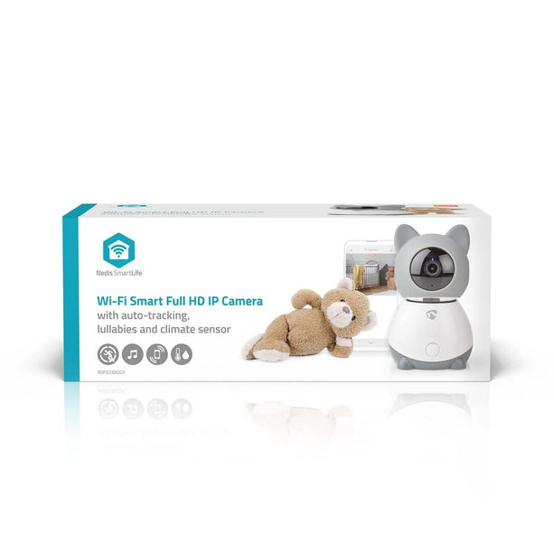 Nedis Nedis Rotating SmartLife Camera for Indoor, caméra de surveillance pour enfant/bébé