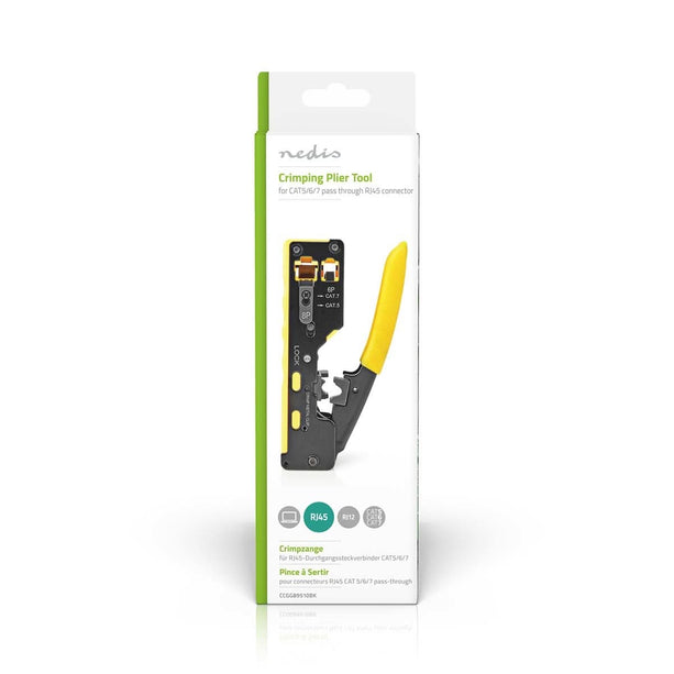 Nedis Pince à sertir pour les connecteurs de réseau Pass Through