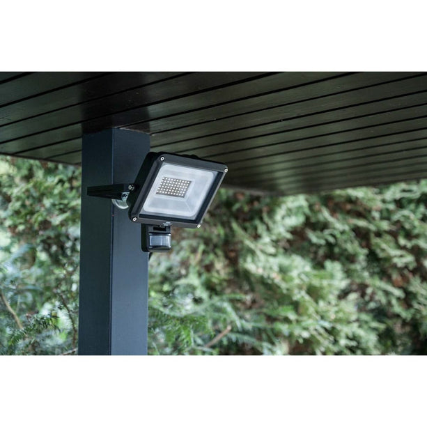 Nedis Nedis LED Spotlight JARO 4060P, IP65, 30W, 3450lm, 6500K, avec détecteur de mouvement