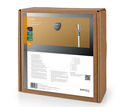 Nedis Nedis CAT6 F/UTP Network Cable, 50 meters on a roll, 100% copper, solid conductors