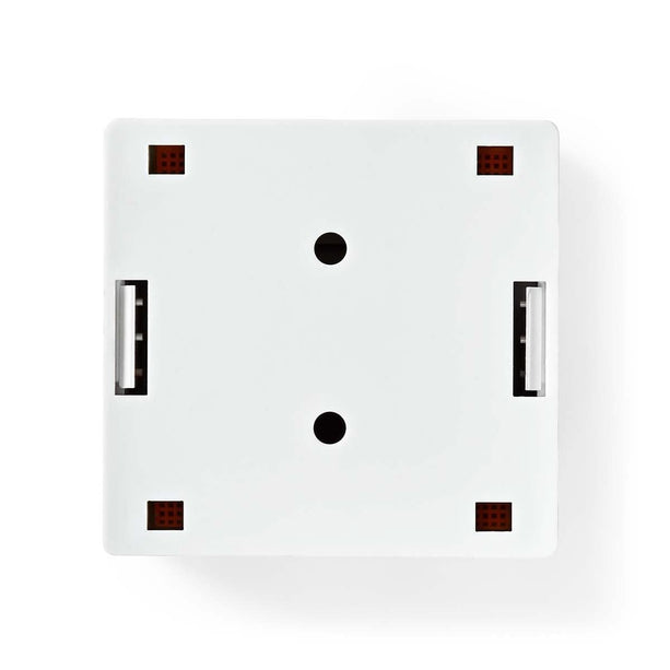 Nedis Boîte murale de réseau en saillie Blanc