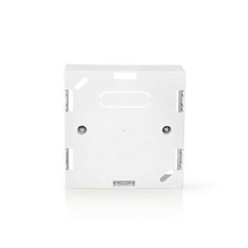 Nedis Nedis Aufputzdose | Wandmontage | 86 x 86 mm | Weiß
