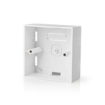 Nedis Nedis Aufputzdose | Wandmontage | 86 x 86 mm | Weiß