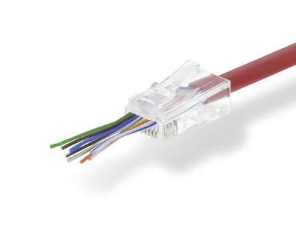 Nedis Nedis RJ45 Connector CAT5 UTP Pass Through 10 pieces for flexible cores (stranded)