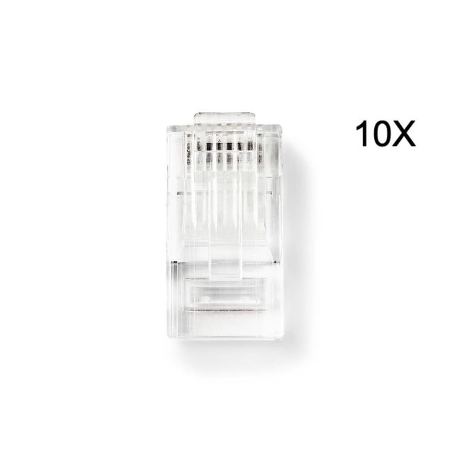 Nedis Nedis RJ45 Connector CAT5e , Verguld 10 Stuks, Solid Ader