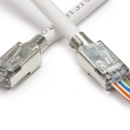 Nedis Nedis RJ45 Connector CAT7 FTP Pass Through connectors Set 10 stuks