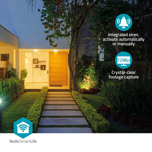 Nedis SmartLife Nedis SmartLife 3MP Outdoor PTZ Camera with WiFi and battery