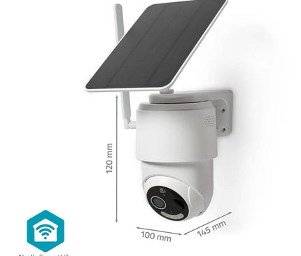 Nedis Nedis SmartLife 4G PTZ Kamera für den Außenbereich mit Solarpanel und Batterie