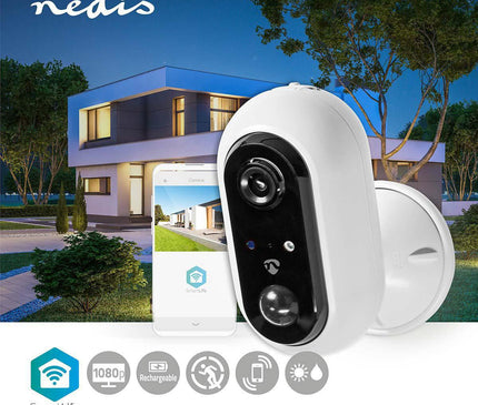 Nedis Nedis SmartLife Camera for Outdoor Wi-Fi Full HD IP65 Cloud / MicroSD