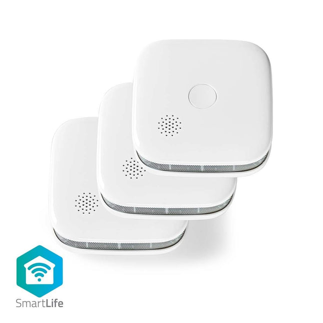 Nedis Nedis SmartLife Rookmelder set van 3 stuks incl. vervangbare batterijen