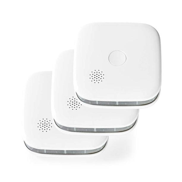 Nedis SmartLife Smoke Detector set of 3 including replaceable batteries