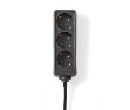 Nedis Nedis Socket with grounding, 16 A, 3-way, 1.5m