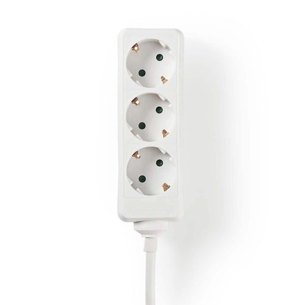 Nedis Nedis Stekkerdoos met randaarde, 16 A, 3-wegs, 3m