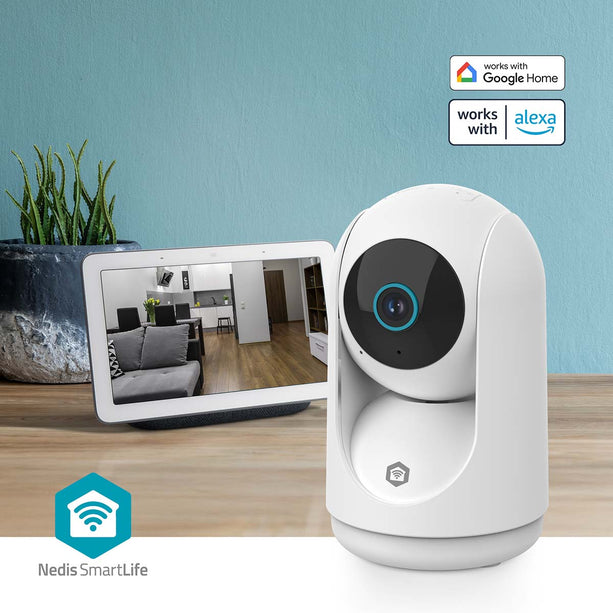 Nedis Nedis Wi-Fi Smart IP Kamera HD Schwenk-Neige-Funktion