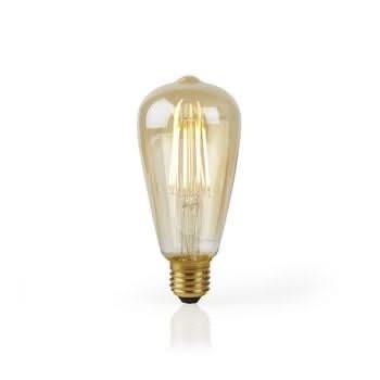Nedis Nedis Wi-Fi Smart LED Filament Lamp | E27 | ST64 | 5 W | 500 lm