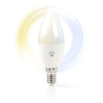 Nedis Nedis Wi-Fi smart LED-lamp | Warm- tot Koud-Wit | E14