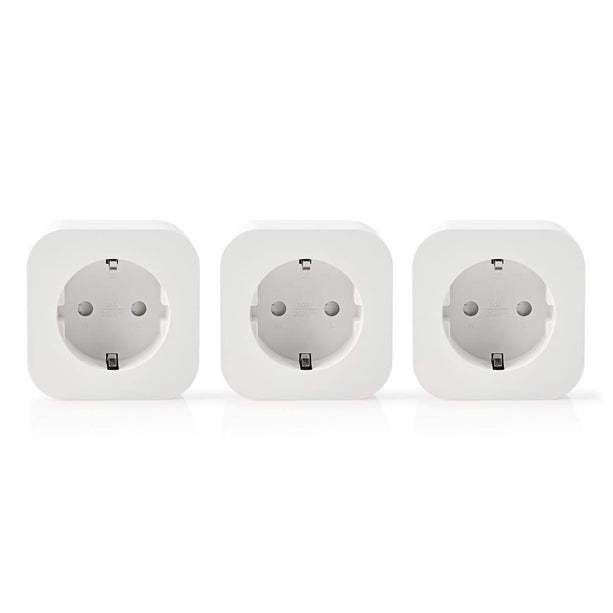 Nedis Nedis Wi-Fi Smart Plug | Schuko Type-F | 10 A | 3-Pack