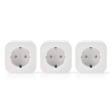 Nedis Nedis Wi-Fi Smart-Stekker | Schuko Type-F | 10 A | 3-Pack
