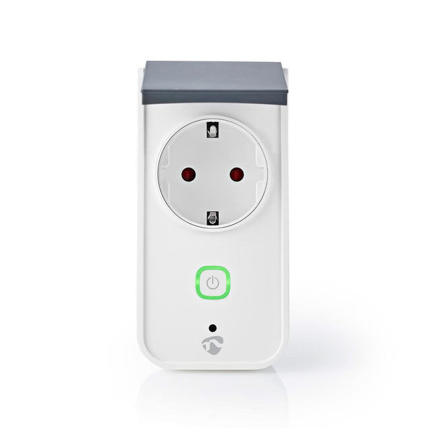 Nedis Nedis Wi-Fi Smart Plug für draußen | Spritzwassergeschützt | IP44 | Verbrauchsüberwachung | Schuko Typ F | 16 A