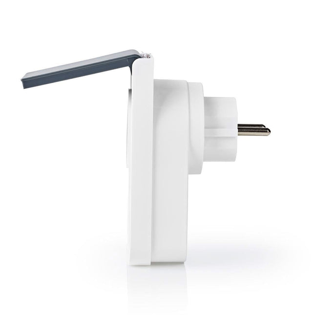 Nedis Nedis Wi-Fi Smart Stekker voor Buiten | Spatwaterbestendig | IP44 | Verbruiksmonitor | Schuko Type F | 16 A