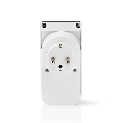 Nedis Nedis Wi-Fi Smart Stekker voor Buiten | Spatwaterbestendig | IP44 | Verbruiksmonitor | Schuko Type F | 16 A