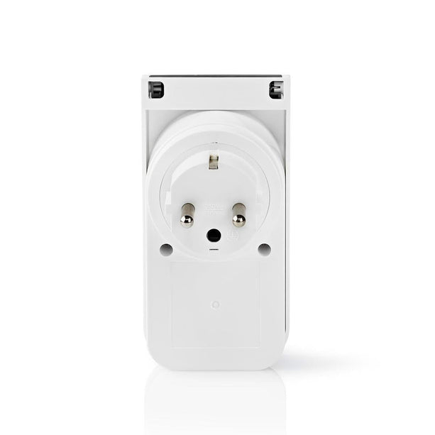 Nedis Nedis Wi-Fi Smart Plug für draußen | Spritzwassergeschützt | IP44 | Verbrauchsüberwachung | Schuko Typ F | 16 A