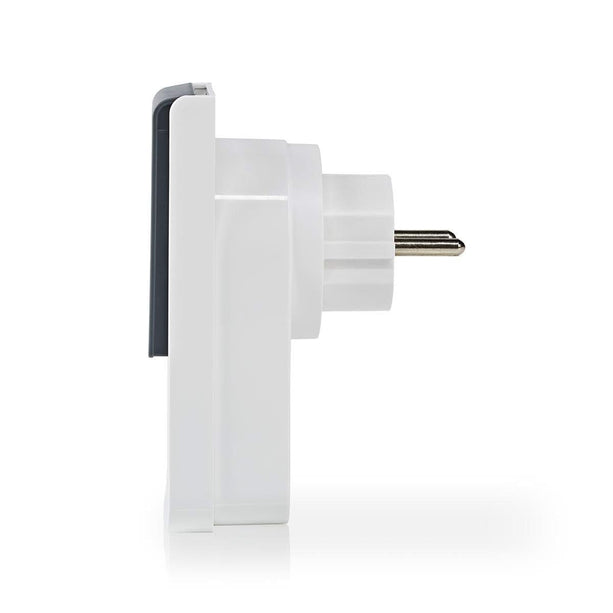 Nedis Nedis Wi-Fi Smart Plug für draußen | Spritzwassergeschützt | IP44 | Verbrauchsüberwachung | Schuko Typ F | 16 A