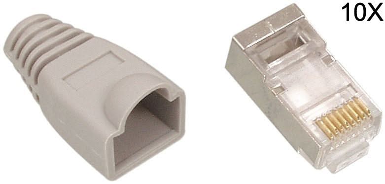 Nedis RJ45 Connector CAT6A FTP Set 10 stuks