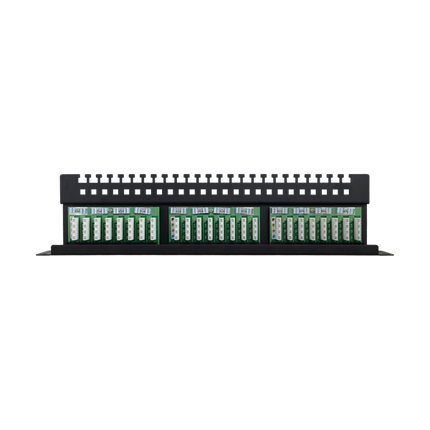 Pulsar RP-U24V6, Patchpanel 1HE 24 Anschlüsse UTP Cat5/6