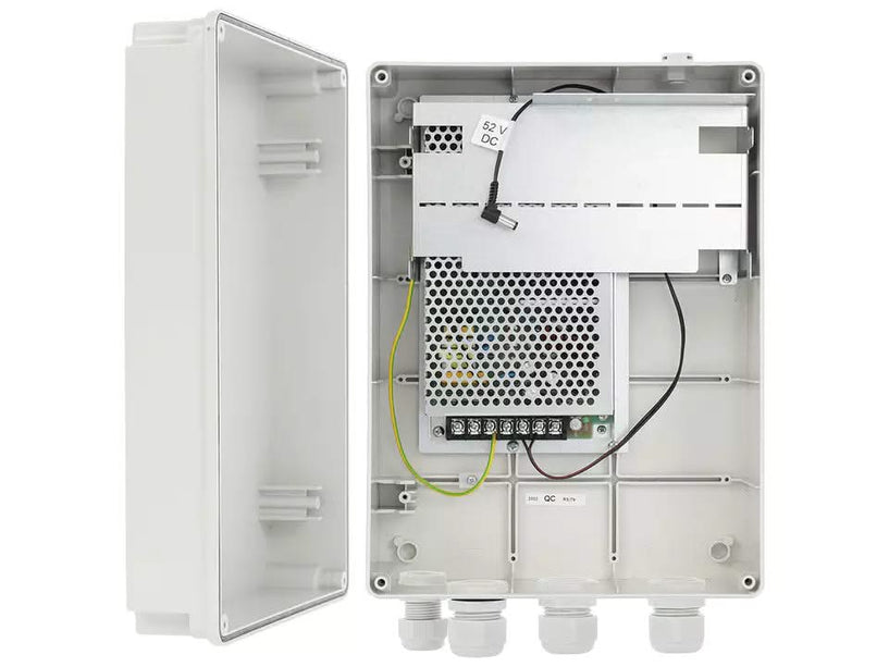 Pulsar Pulsar SWSH120 ABS-Gehäuse IP56 mit 52VDC/120W Stromversorgung für PoE-Switch