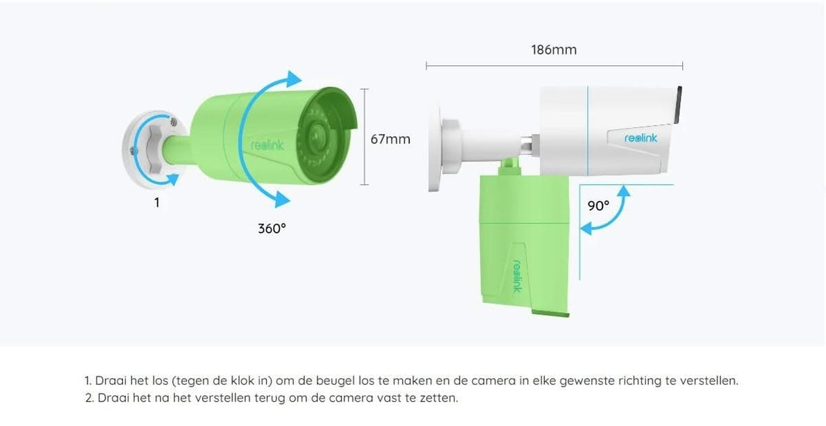 Reolink P320, 5MP PoE IP Camera met Persoon/Voertuig Detectie