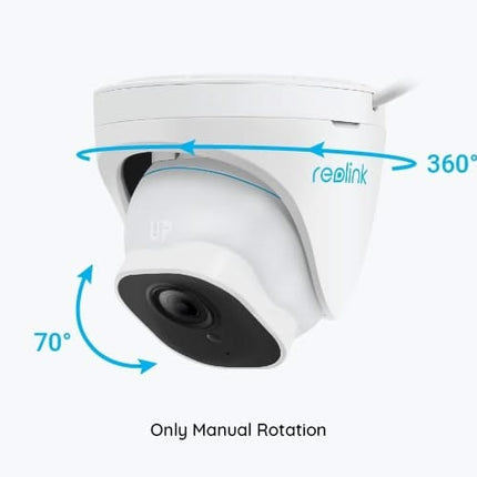 Reolink P334 Turret camera, 4K 8 Megapixel POE Slimme detectie