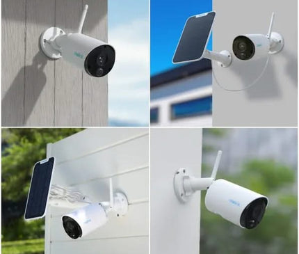Reolink Reolink B320 met Zonnepaneel, 3MP WiFi buiten batterij camera