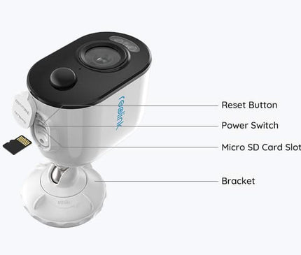 Reolink Reolink B330, 5MP Wireless battery camera with scare light