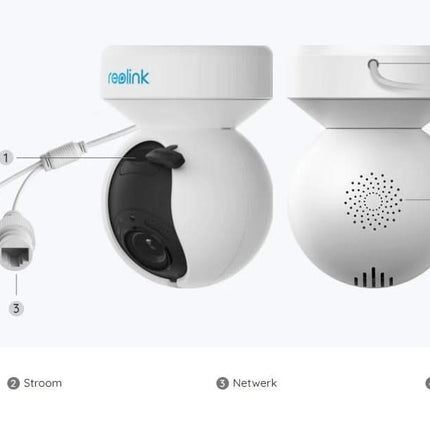 Reolink Reolink E540, 5MP PTZ Dual-Band WiFi camera met schrikverlichting
