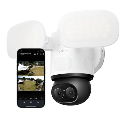Reolink Reolink F850W, 8MP 4K WiFi 6, Dual-Lens PTZ 360graden en panoramisch zicht