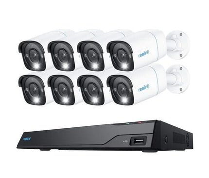 Reolink Reolink NVS16-8MB8, 4K Sicherheits-Set, UHD, PoE und 4TB HDD
