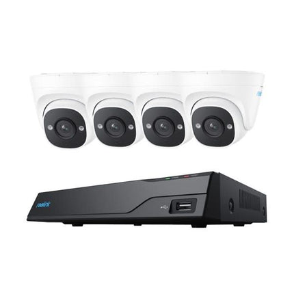 Reolink Reolink NVS8-5MD4, Security kit 2TB, 5MP, PoE and smart detection with 4x Turret camera