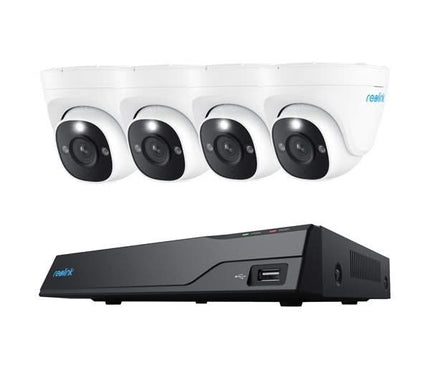 Reolink Reolink NVS8-8MD4, smartes 8MP PoE Kamera Set 4x Turret, NVR mit 2TB HDD