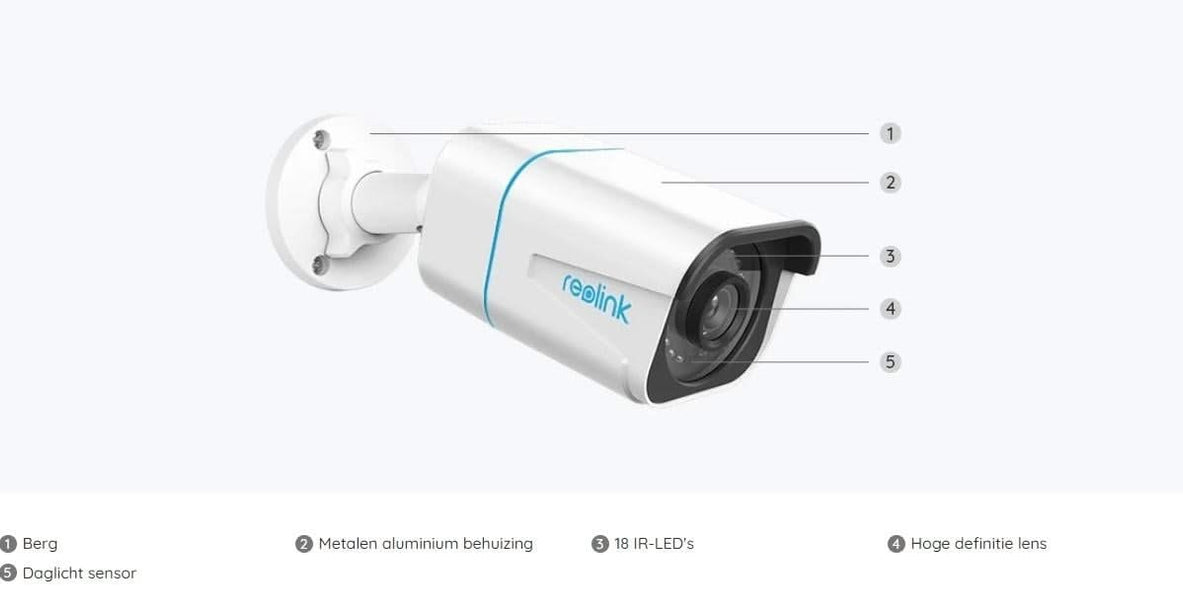 Reolink Reolink P330, 8MP 4K PoE IP Camera with Person/Vehicle Detection
