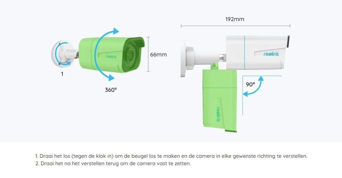 Reolink Reolink P330, 8MP 4K PoE IP Camera with Person/Vehicle Detection