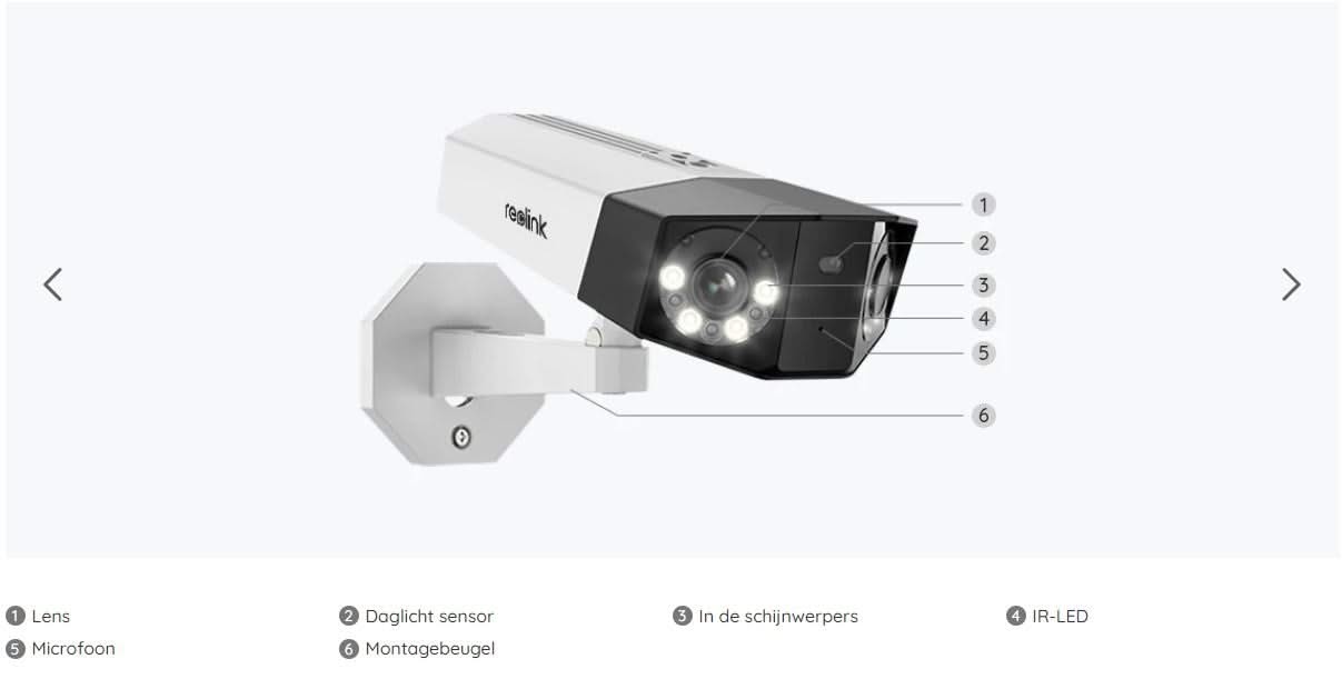 Reolink Reolink P730, 4K Dual-Linsen-Kamera mit 180° Blickwinkel und PoE