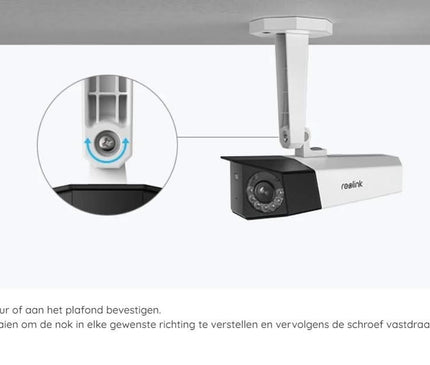 Reolink Reolink P730, 4K Dual-lens camera met 180° kijkhoek met PoE